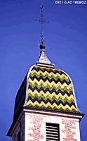 Kirchturm im Franche Comte
