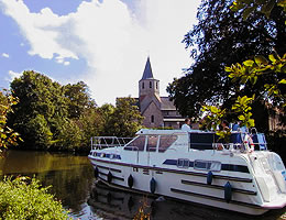 Hausboot in Belgien