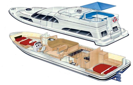 Le Boat: Hausboot "Royal Mystique"