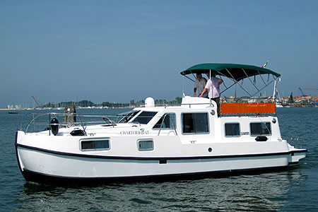 Hausboot Tip-Top auf der Lagune von Venedig