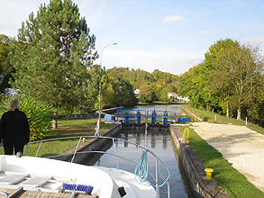 unterwegs mit dem Hausboot