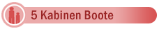 Hausboot mit 5 Kabinen
