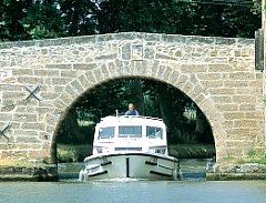 Hausboot Corvette auf dem Canal du Midi