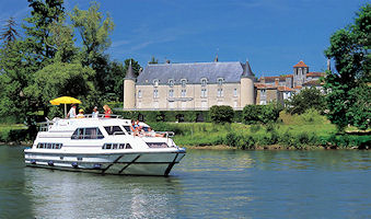 Hausboot auf der Charente