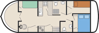 Hausboot Connoisseur 1070 FB - Plan