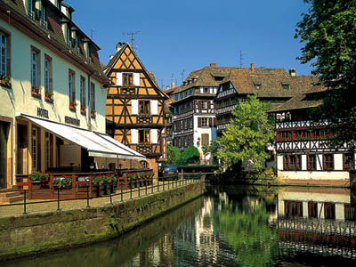 Bootsferien auf dem Wasser: Strassburg