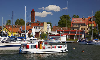 Hausboot vor Mikolijki