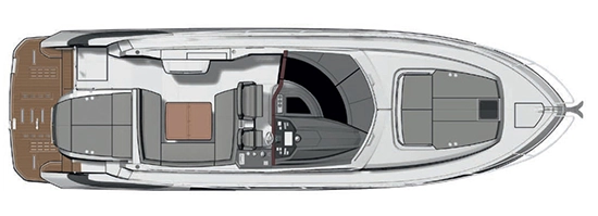 Motoryacht Beneteau GT 45 - an Deck / Cockpit 