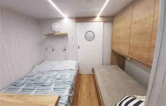 Hausboot Campi 340 - Schlafzimmer ab Bord