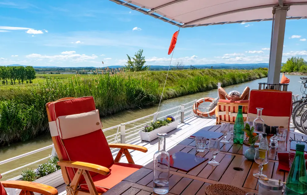 Hotelschiff Athos - Sonnendeck