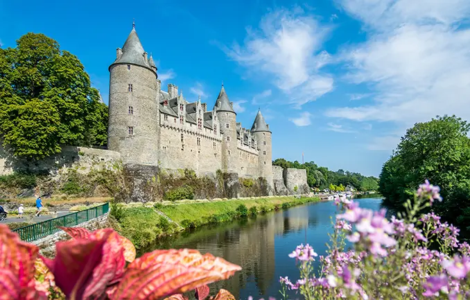 Schloss Josselin in der Bretagne