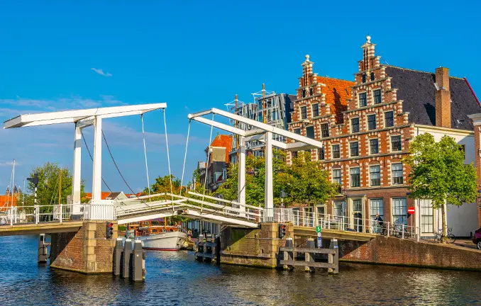 Gravestenenbrug in Haarlem