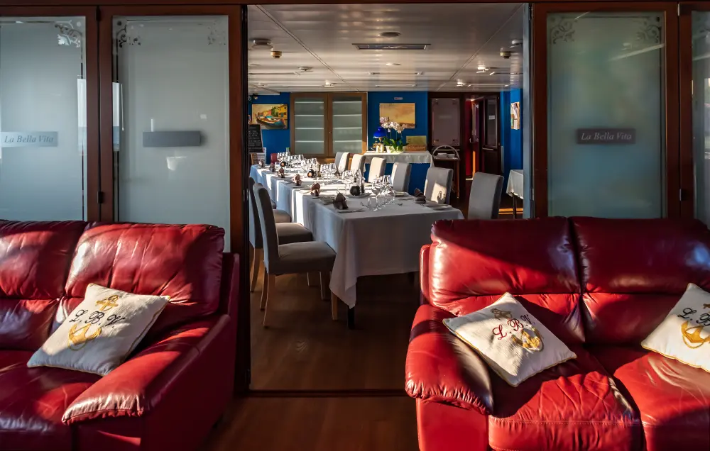 Hotelschiff 'La Bella Vita' - Salon