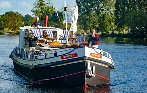 Hotelschiff 'Nymphea' auf der Cher