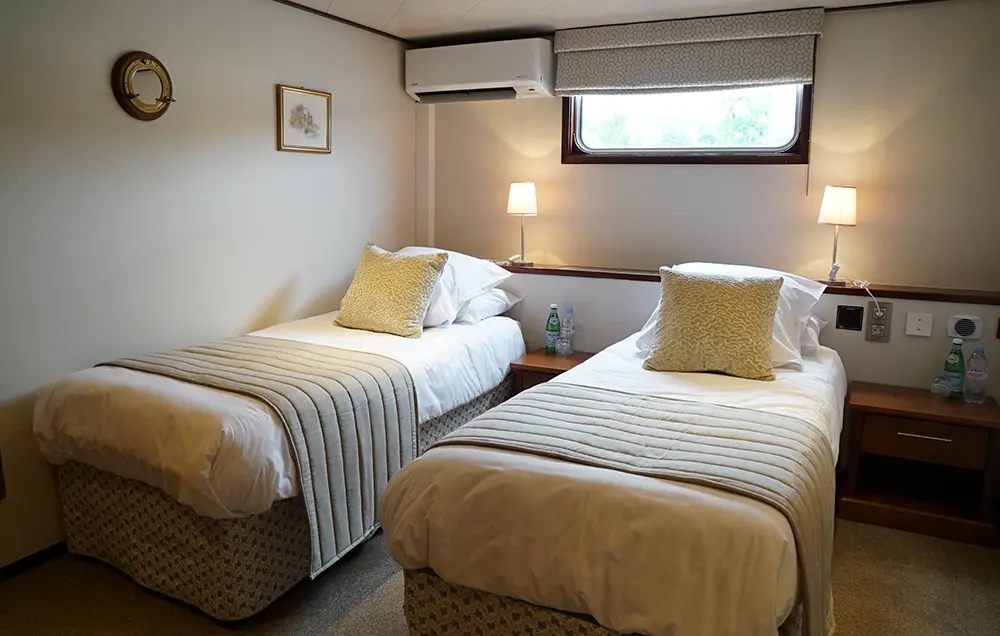 Hotelschiff Panache - Kabine mit 2 Einzelbetten