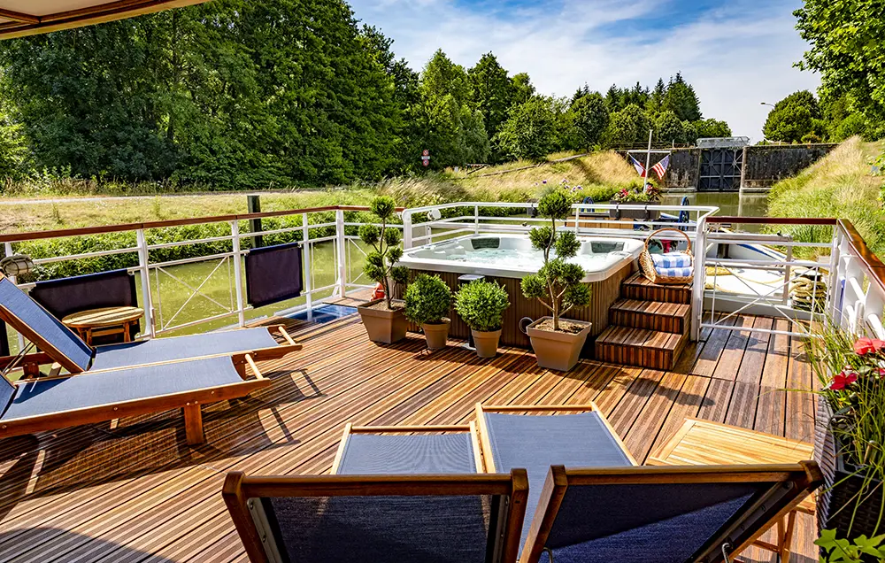 Flusskreuzfahrt mit dem Hotelschiff Renaissance - Sonnendeck