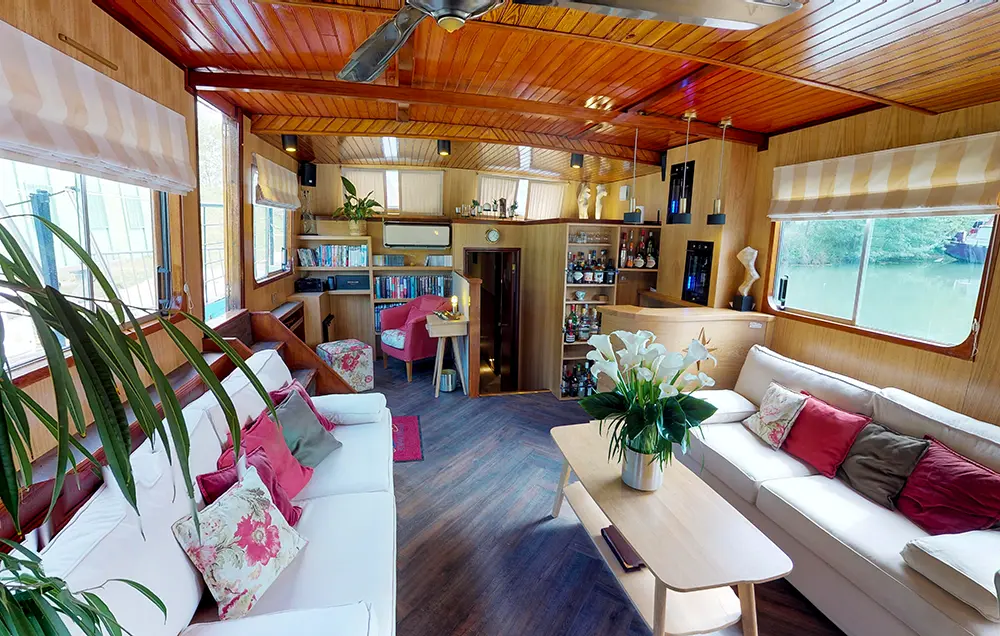Hotelschiff Rosa - Salon