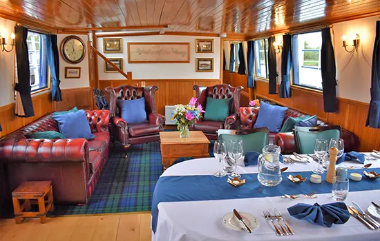 Hotelschiff 'Scottish Highlander' - Salon