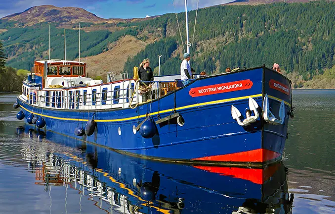 Hotelschiff 'Scottish Highlander' in Schottland