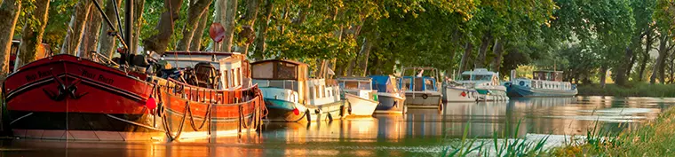 Canal du Midi mit Booten (Palomba Robert - locaboat.com) Canal du Midi