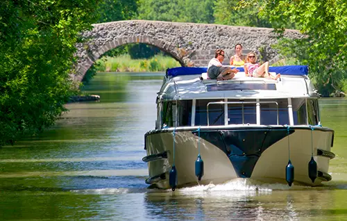 Hausboot auf dem Canal du Midi