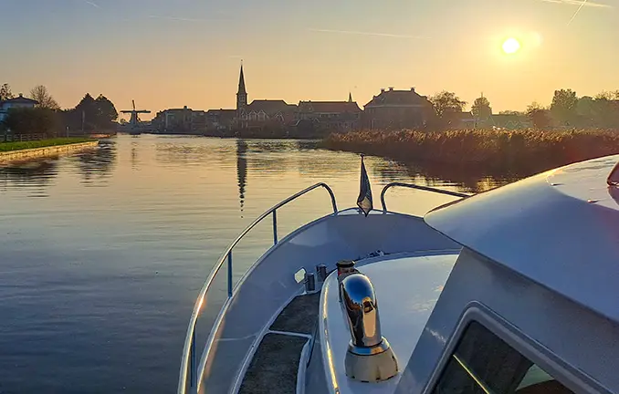 Bootstour in Friesland