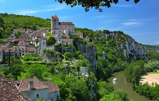 Der Lot bei Saint Cirq Lapopie