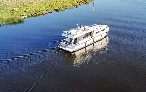 Mit dem Hausboot auf dem Shannon