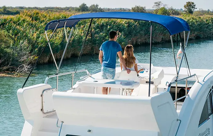 Hausboot fahren in Italien