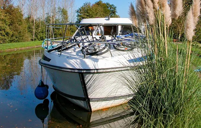 Hausboot in Frankreich