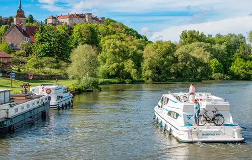 Hausboot auf der Saone