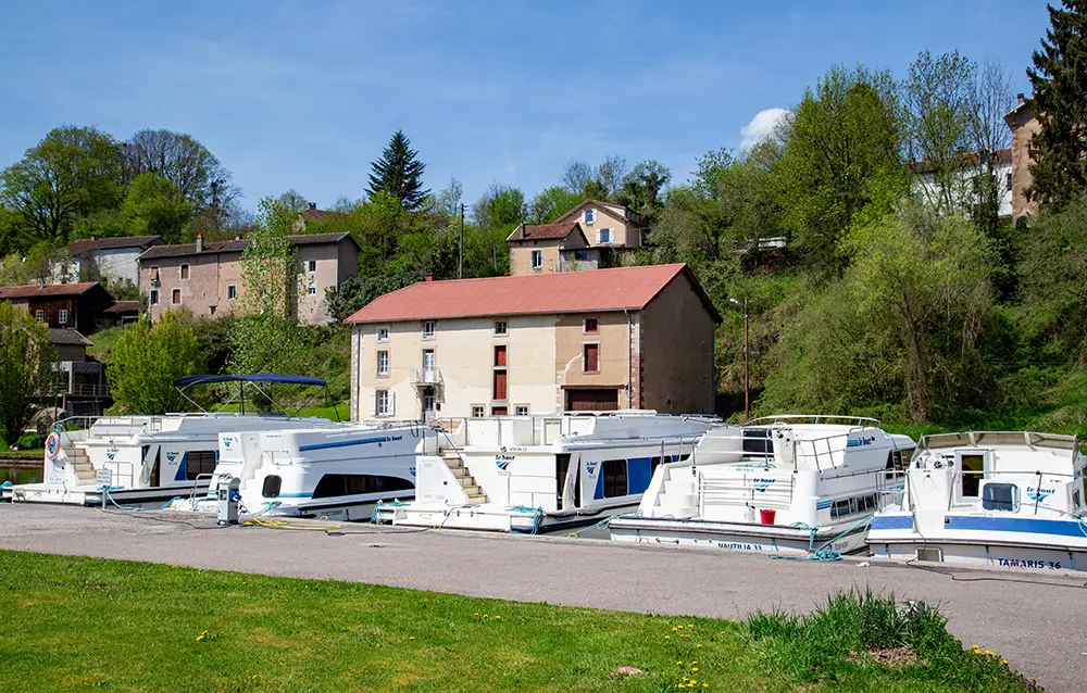 Hausboot auf der Saone - Fontenoy-le-Chateau