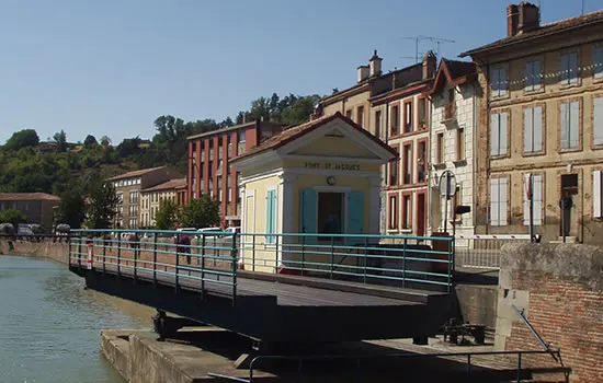Drehbrücke in Moissac