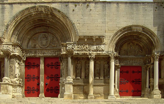 Portal der Abteikirche in St. Gilles