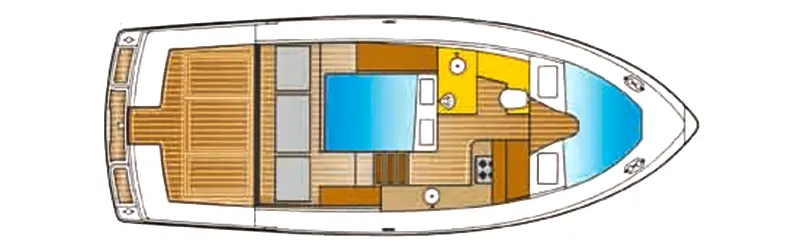 Motorboot Bravoure 34
