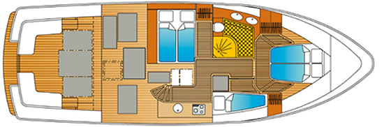 Hausboot Bravoure 45