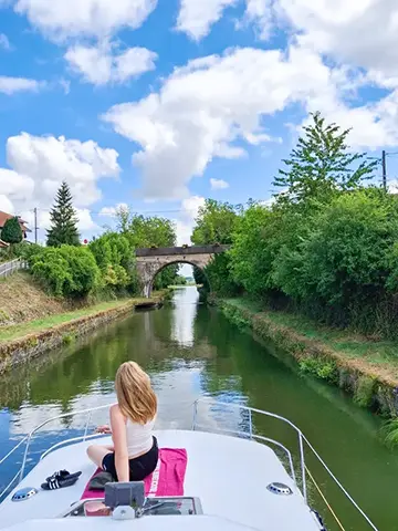 Hausboot fahren im Elsass