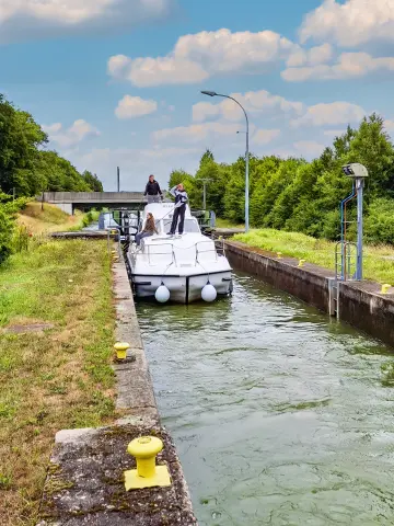 In der Schleuse