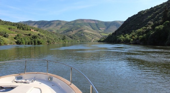 Boot fahren auf dem Douro