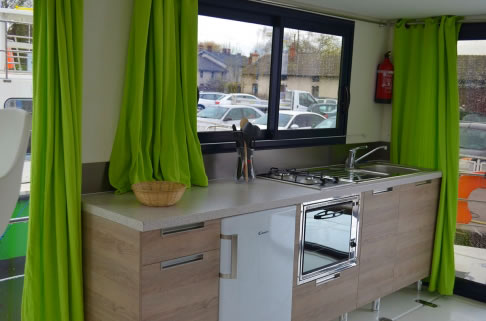 Küche - Hausboot Peniche 1500 GL