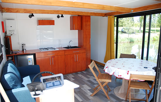 Solarboot: Wohnzimmer