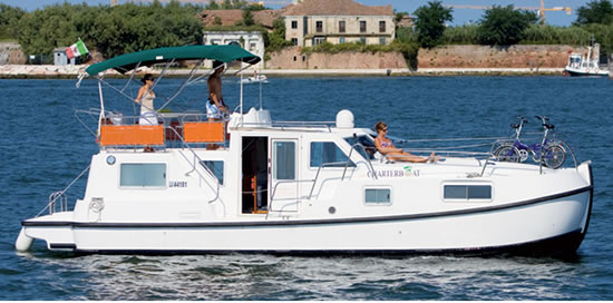 Hausboot Tip-Top auf der Lagune von Venedig