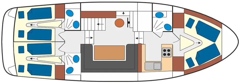 Schiffsriss der Haines Rive 38