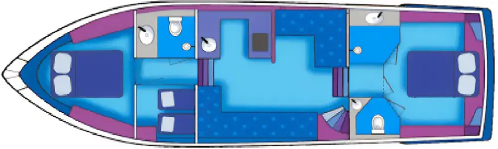 Motoryacht 'Freestyle' Plan