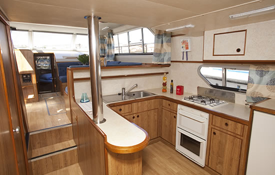 Hausboot Classique - Küche