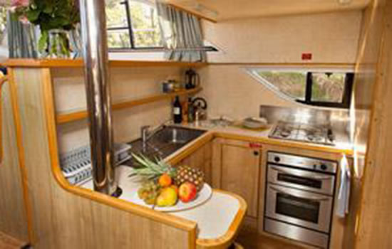 Hausboot Classique Star - Küche