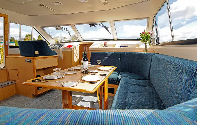 Salon (unbekannt - leboat.com) Hausboot Shannon Star