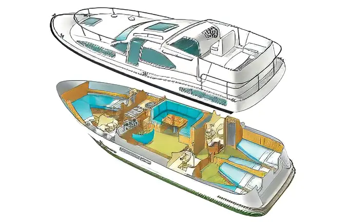 Haines Rive 40 - ein Hausboot für 6 - 8 Personen - auch führerscheinfrei (Brendan Gallangher - carrickcraft.com) Hausboot 'Haines Rive 40'