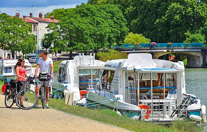 Nicols Hausboot bei Agen im Aquitaine Hausboot bei Agen
