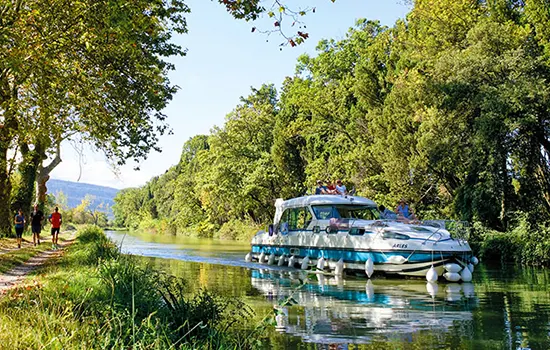 Bootstour auf dem Canal du Midi bei Le Somail